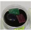 Image 1 : #31-NATURAL RUBY,EMERALD,SAPPHIRE 3PCS 29CT
