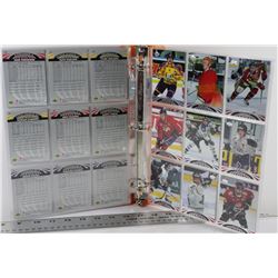 BINDER WITH 2004-05 UPPERDECK ALL WORLD EDITION