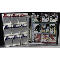 BINDER WITH 2002-03 UPPERDECK SERIES 1 COMPLETE