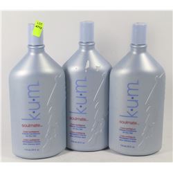 3 BOTTLES OF 710ML K.U.M SOULMATE INTENSE
