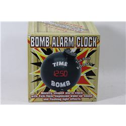 NOVELTY SHAPED BOMB ALARM CLOCK