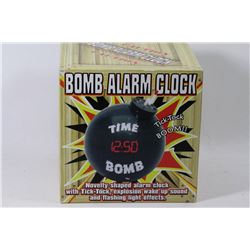 NOVELTY SHAPED BOMB ALARM CLOCK