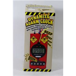 DYNOMITE SHAPED ALARM CLOCK
