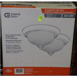 BOX OF 2 COMMERCIAL ELECTRIC CEILING LIGHTS