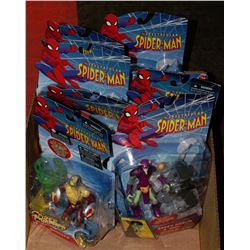8 COLLECTIBLE SPIDER-MAN FIGURINES