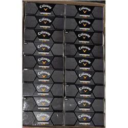 FLAT OF CALLAWAY WARBIRD PLUS RECLAIMED GOLF BALLS