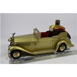 VINTAGE METAL ROLLS ROYCE LIQUOR DECANTER