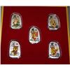 Image 1 : 5PC ELECTROPLATED YEAR OF THE TIGER COIN SET
