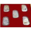 Image 1 : 5PC ELECTROPLATED YEAR OF THE RABBIT COIN SET
