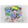 Image 1 : BAG OF 65 I-PHONE PLUG AND CORDS