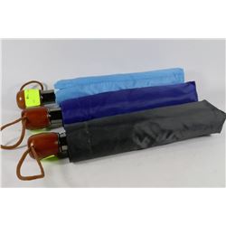 LOT OF 3 UNISEX UMBRELLAS
