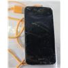 Image 1 : BELL IPHONE 4S 8GB WITH CRACKED SCREEN