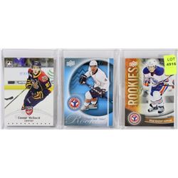 UPPER DECK ROOKIES CARDS X3
