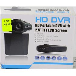 NEW HD DVR HD PORTABLE DVR WITH 2.5" LCD SCREEN
