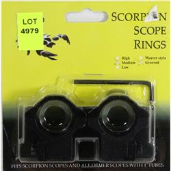 NEW SCORPION SCOPE RINGS