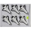 Image 1 : TRAY OF 6 SPACE SHUTTLES W/ PULL BACK ACTION
