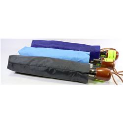 LOT OF 3 UNISEX UMBRELLAS