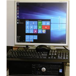 DELL OPTIPLEX DESKTOP W/ WIN 10 PRO/4GB RAM