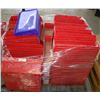 Image 1 : PALLET OF RED PLASTIC TRAYS