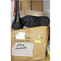 TWO BOXES OF MEN'S ICE GRIP BOOTS - SIZE S