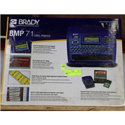 BRADY BMP71 LABEL PRINTER