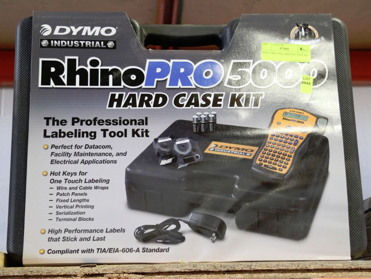 RHINO PRO 5000 LABELING TOOL KIT