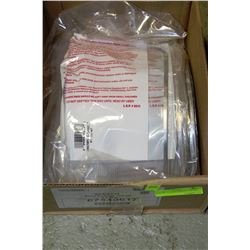 BOX OF 12 CLEAR SAFETY VISORS