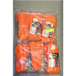 BUNDLE OF SIX WINTER SAFETY LINERS