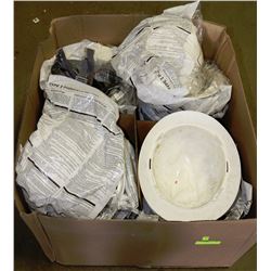 BOX OF NEW HARD HATS