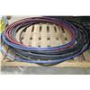 Image 1 : PALLET OF PVC TUBING INCL 3 SIZES:RED,BLACK & BLUE
