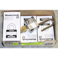 LOT OF 4 MASTER LOCKS