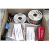 Image 1 : BOX OF MIG WIRE,MAGNIFYING LENS AND GAS SHOCKS