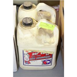 LOT OF 2 KLEEN FLO AIR TOOL OIL  4L JUG