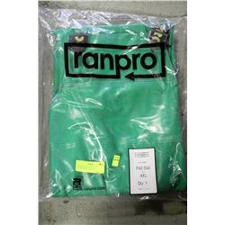 RANPRO GREEN BIB PANT WATERPROOF - SIZE 4XL