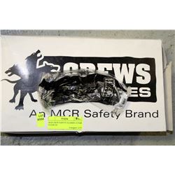MCR CREW SAFETY GLASSES 12 PAIR CLEAR AF
