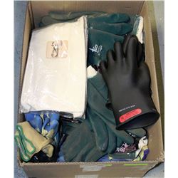 BOX OF ASSORTED GLOVES
