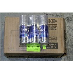 BOX OF GILLETTE SHAVING GEL 24-2.5 OZ CANS