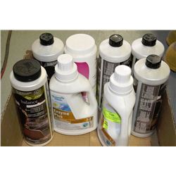 BOX OF SPA CHEMICALS ON CHOICE