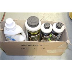 BOX OF SPA CHEMICALS ON CHOICE