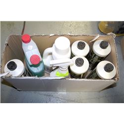 BOX OF SPA CHEMICALS ON CHOICE