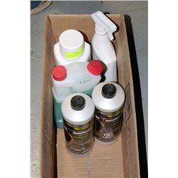 BOX OF SPA CHEMICALS ON CHOICE