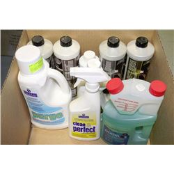 BOX OF SPA CHEMICALS ON CHOICE