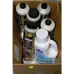 BOX OF SPA CHEMICALS ON CHOICE