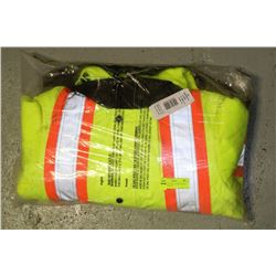 WORK KING YELLOW SIZE SMALL  JACKET STRIPES