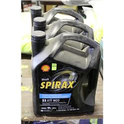 3 BOTTLES OF SHELL SPIRAX S3 ATF MD3 AUTOMATIC