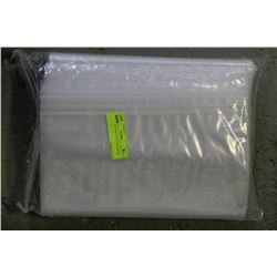 ZIP LOCK BAGS 12"X15" (100 BAGS)