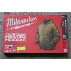 NEW MILWAUKEE M12 CORDLESS HEATED HOODIE WITH