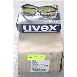 UVEX S2154 SAFETY GLASSES- 10 PER BOX