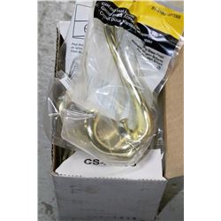 LOT OF 2 BOXES STANLEY COAT AND HAT HOOK