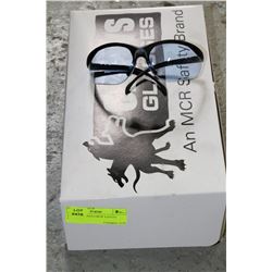 LOT OF 2 BOXES CREW SAFETY GLASSES